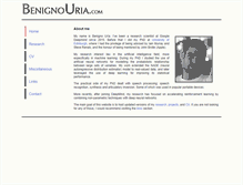 Tablet Screenshot of benignouria.com